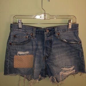 Levi’s High Waisted Denim Shorts